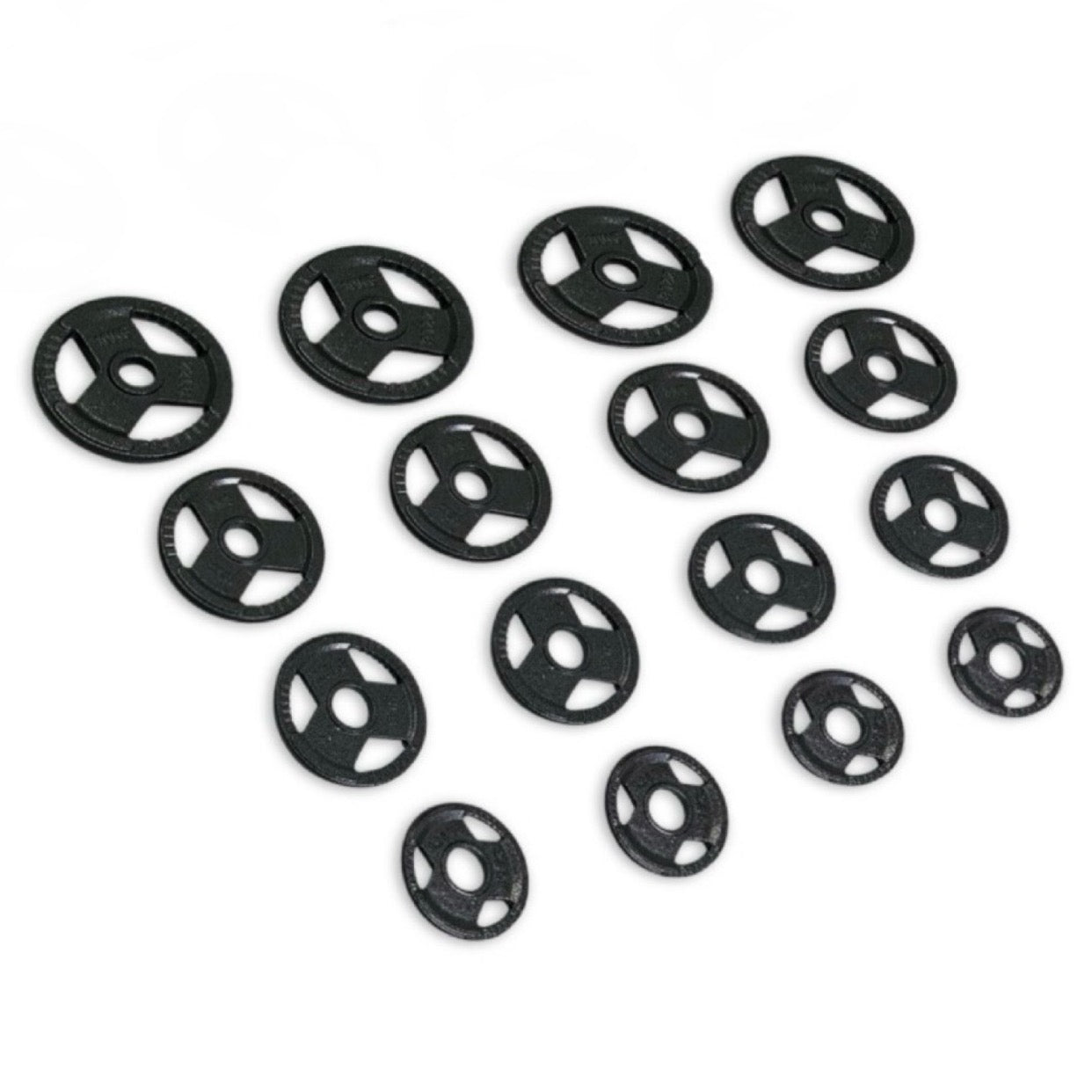 75kg Cast Iron Tri-Grip Plates Set