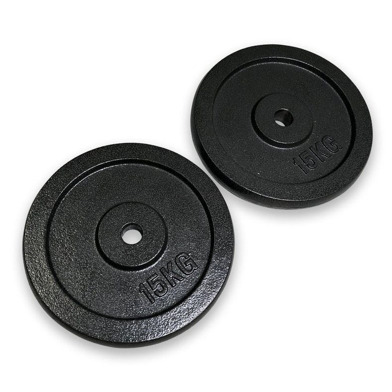 2x15kg Cast Iron Plates