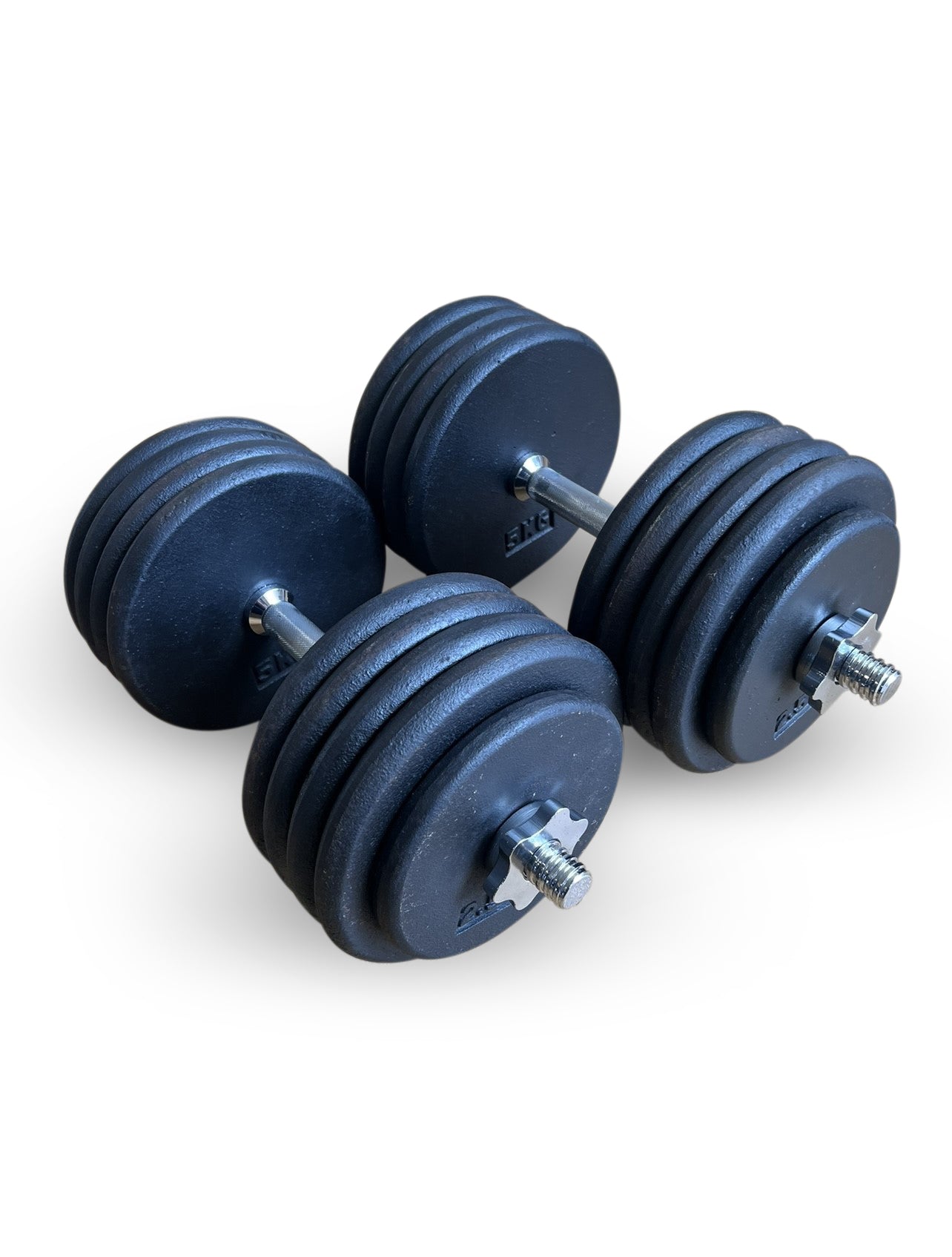 2x 45kg Adjustable Dumbbells Set