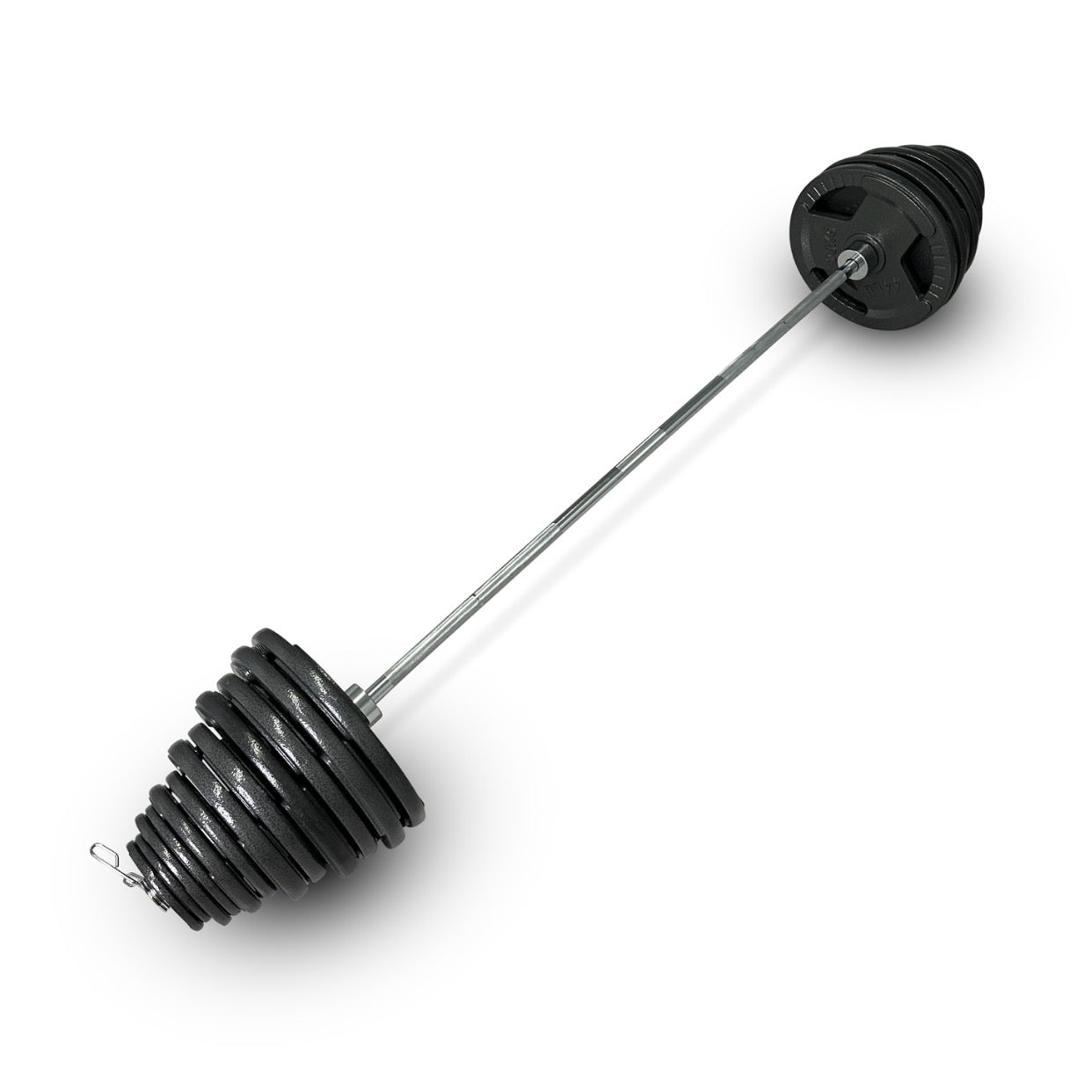235kg Cast Iron Tri-Grip Barbell Set