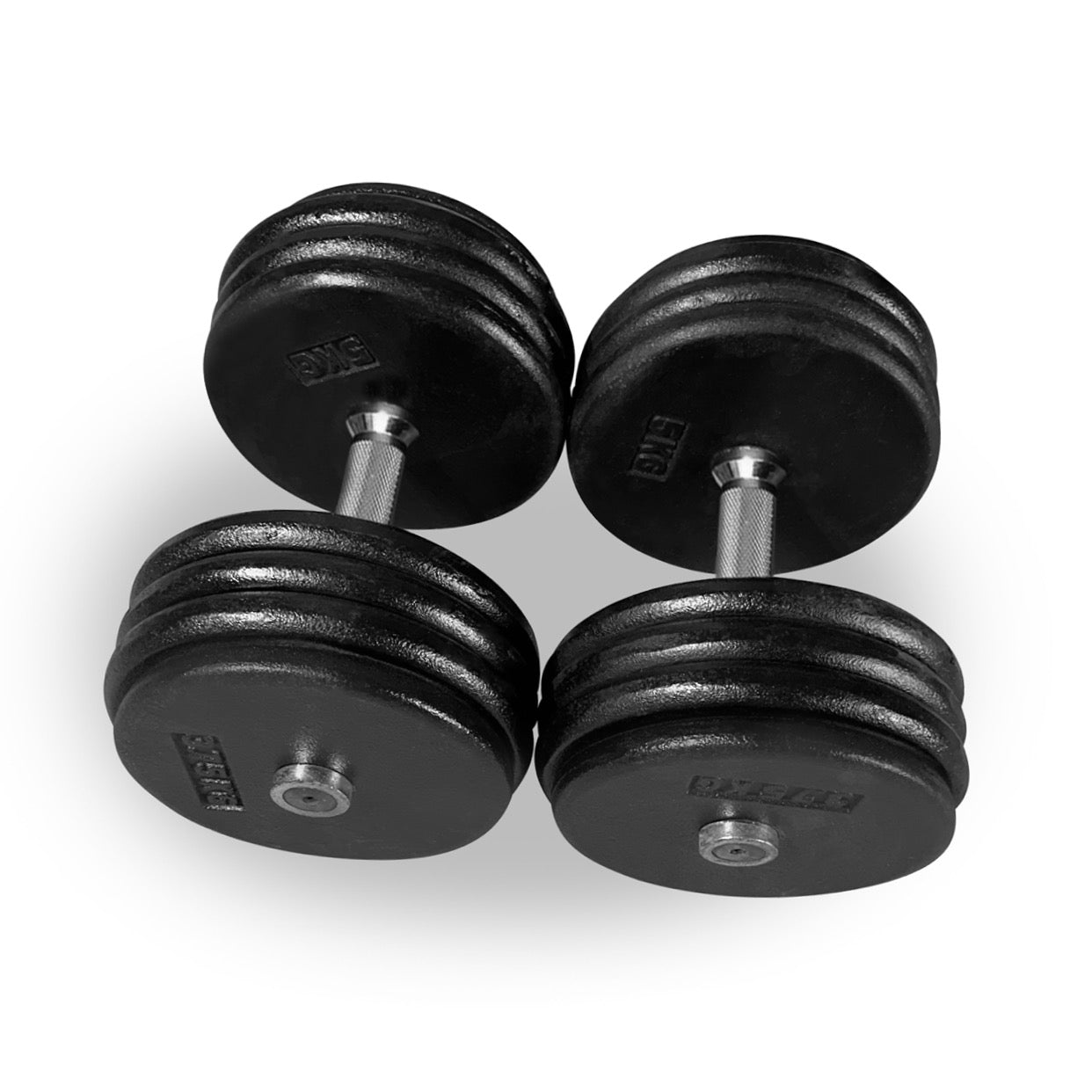 2x 37.5kg Pro-Style Dumbbells