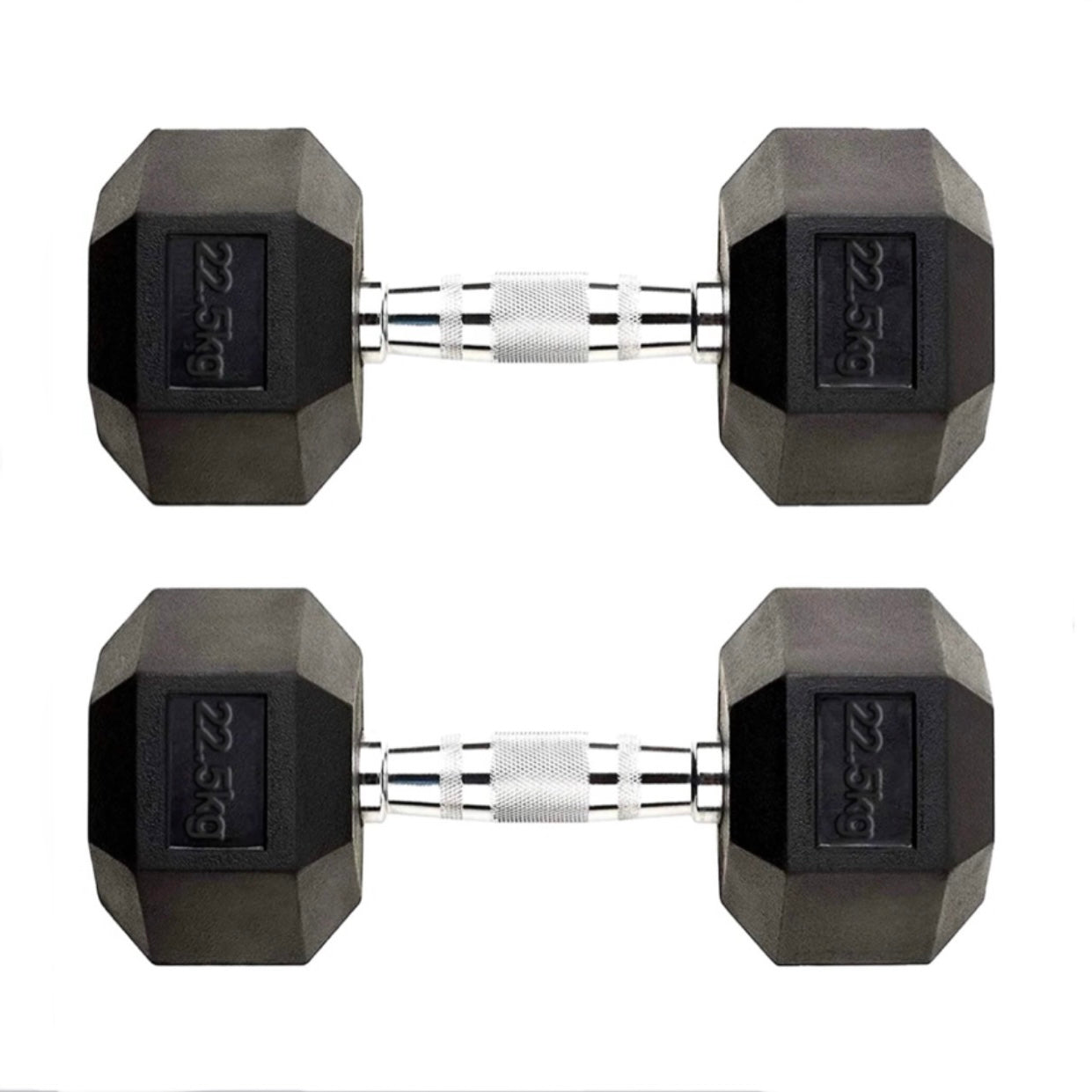 2.5kg-55kg Hex Dumbbell Set (2.5kg-5kg increments)