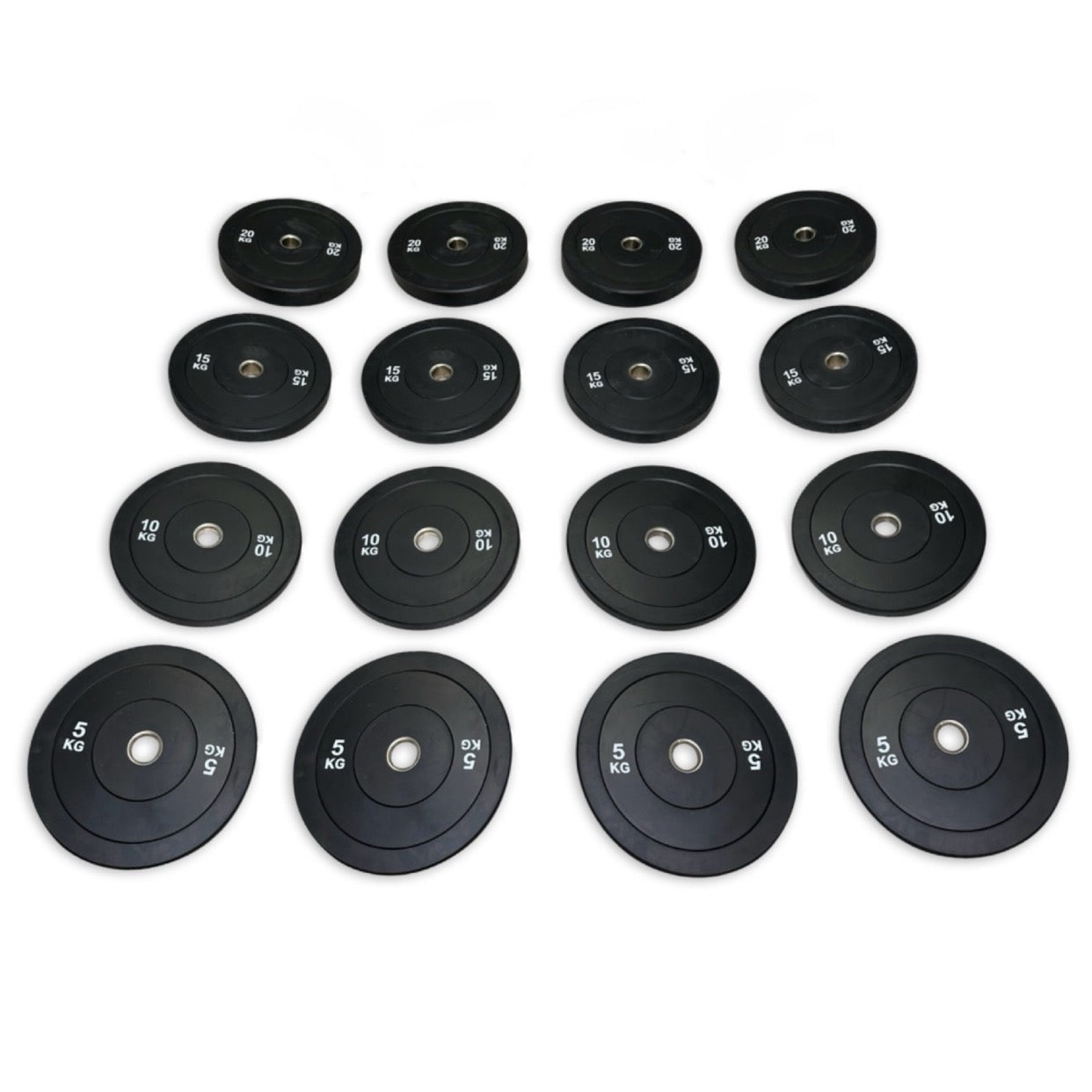 200kg Bumper Plates Set