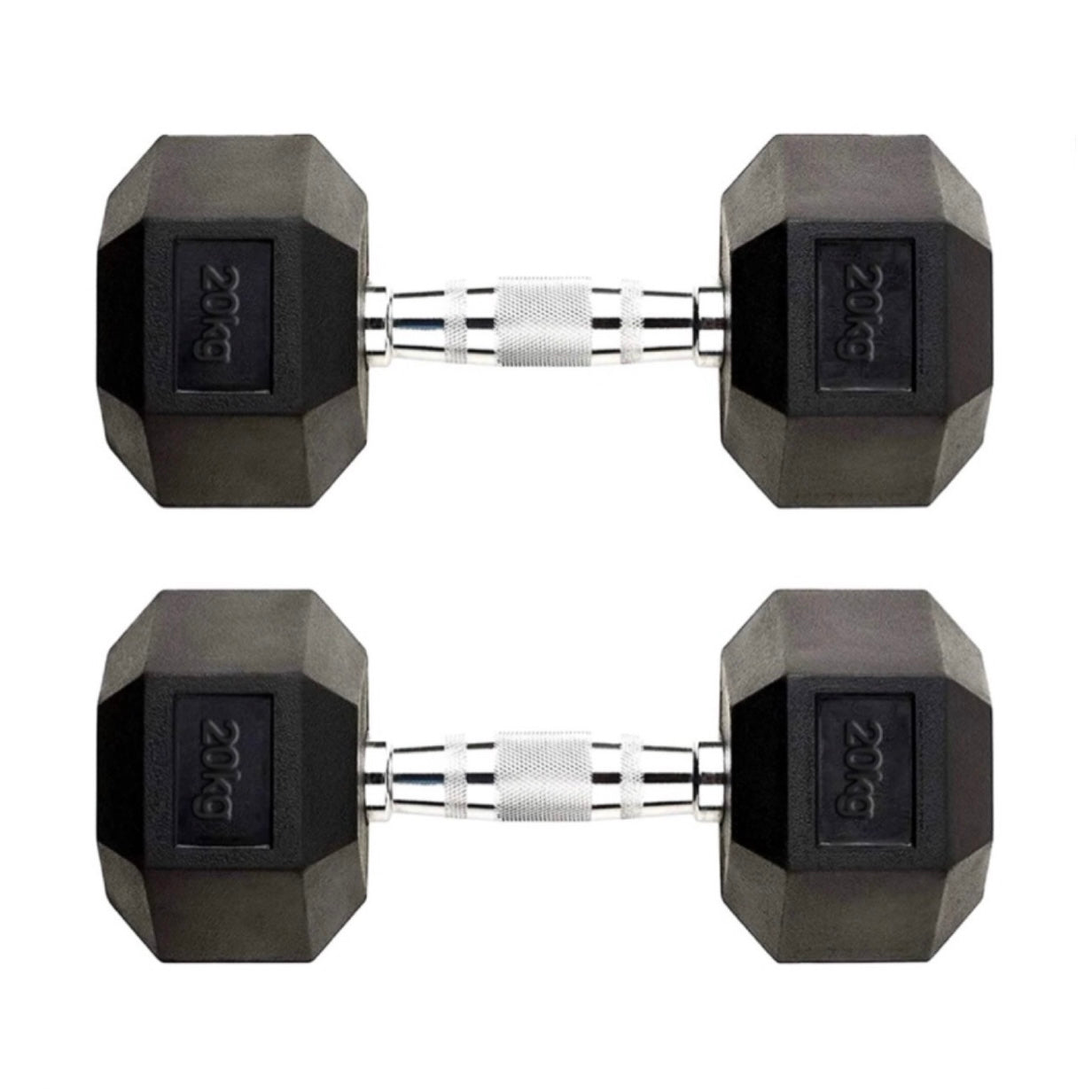 10-50kg Hex Dumbbell Set (10kg increments)