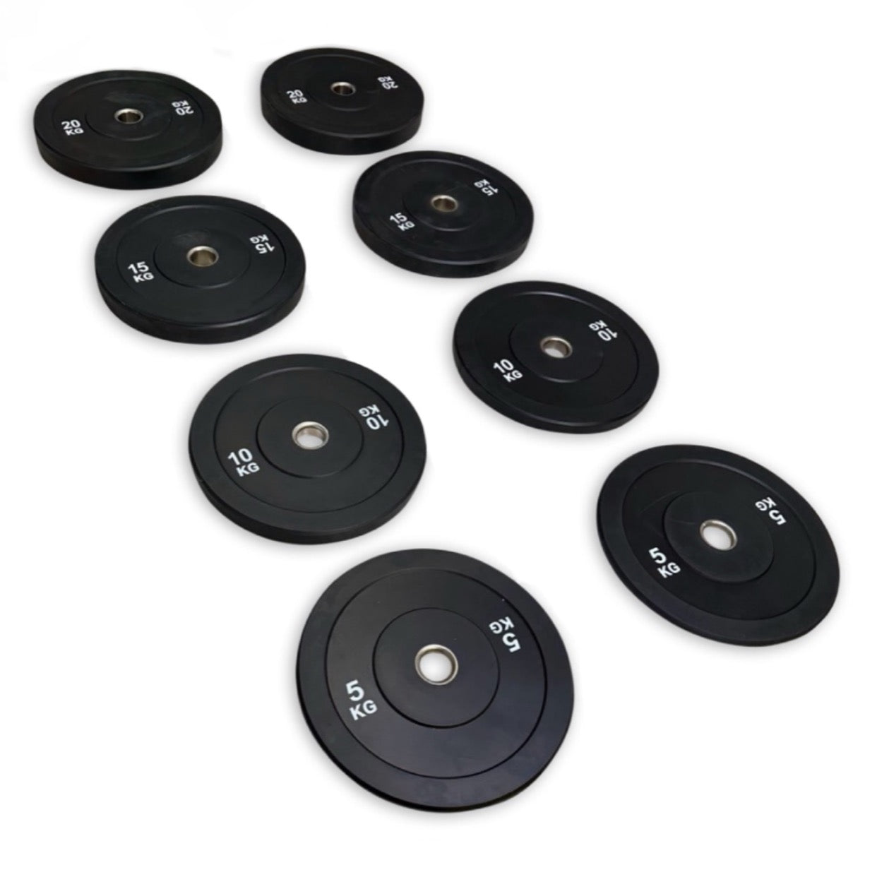 100kg Bumper Plates Set