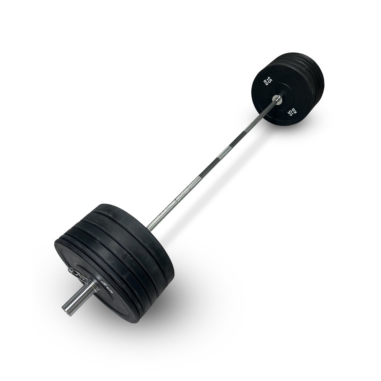 128-140kg Bumper Barbell Set