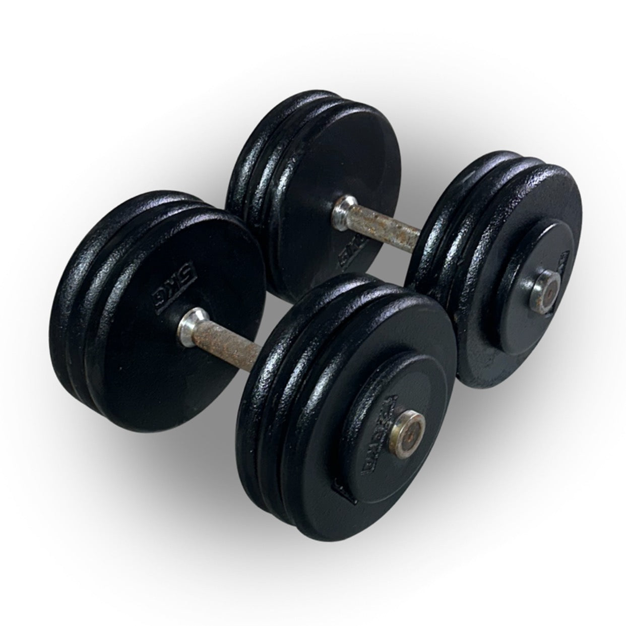 2x 32.5kg Pro-Style Dumbbells