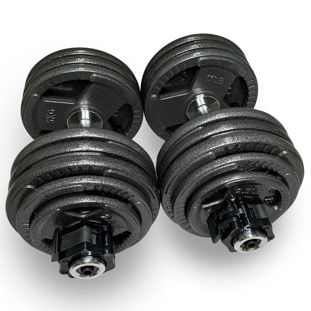 2x 45kg Olympic Adjustable Dumbbells Set