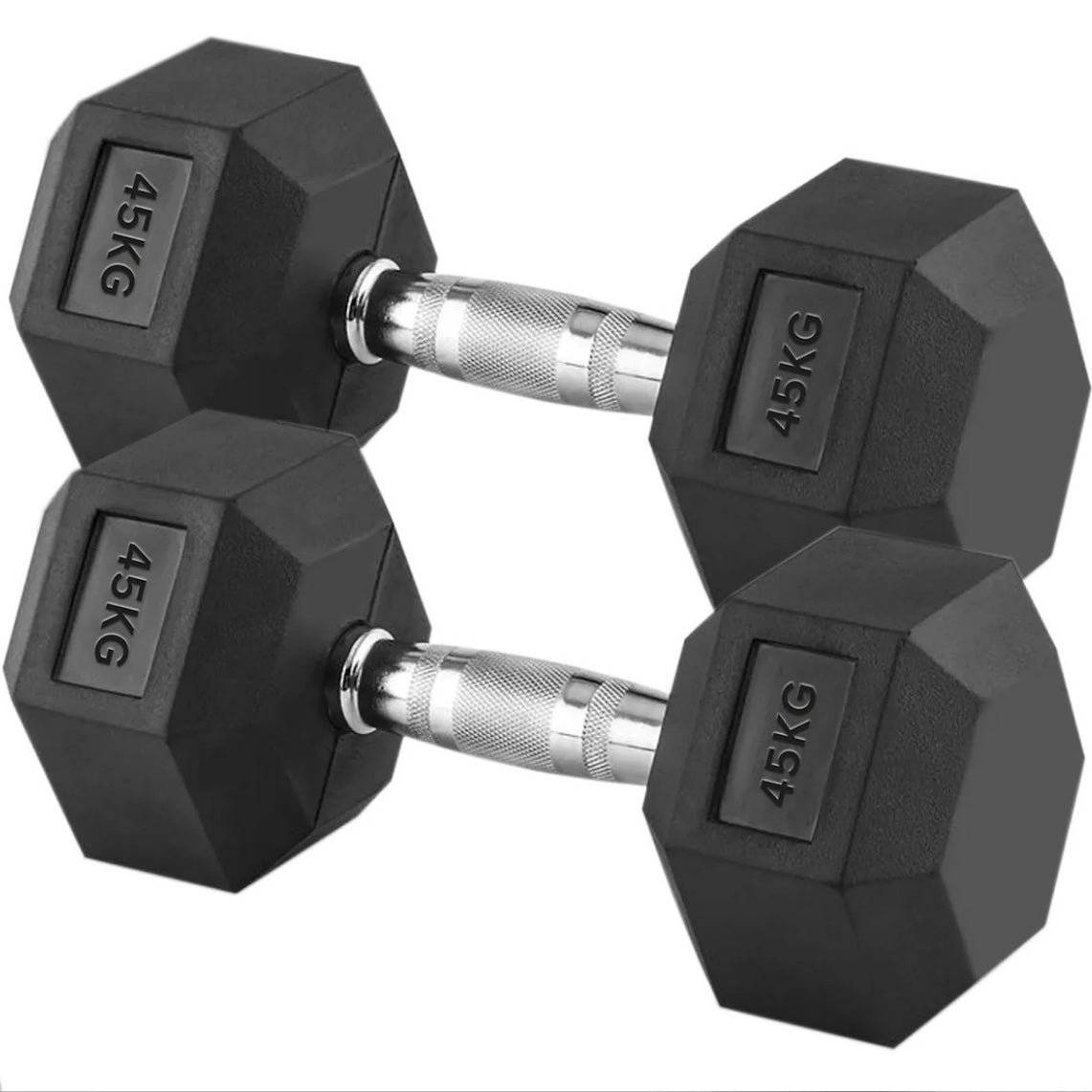 2.5kg-55kg Hex Dumbbell Set (2.5kg-5kg increments)