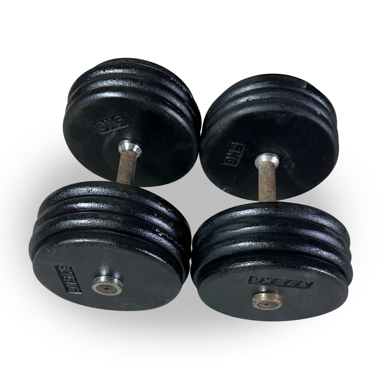 2x 37.5kg Pro-Style Dumbbells