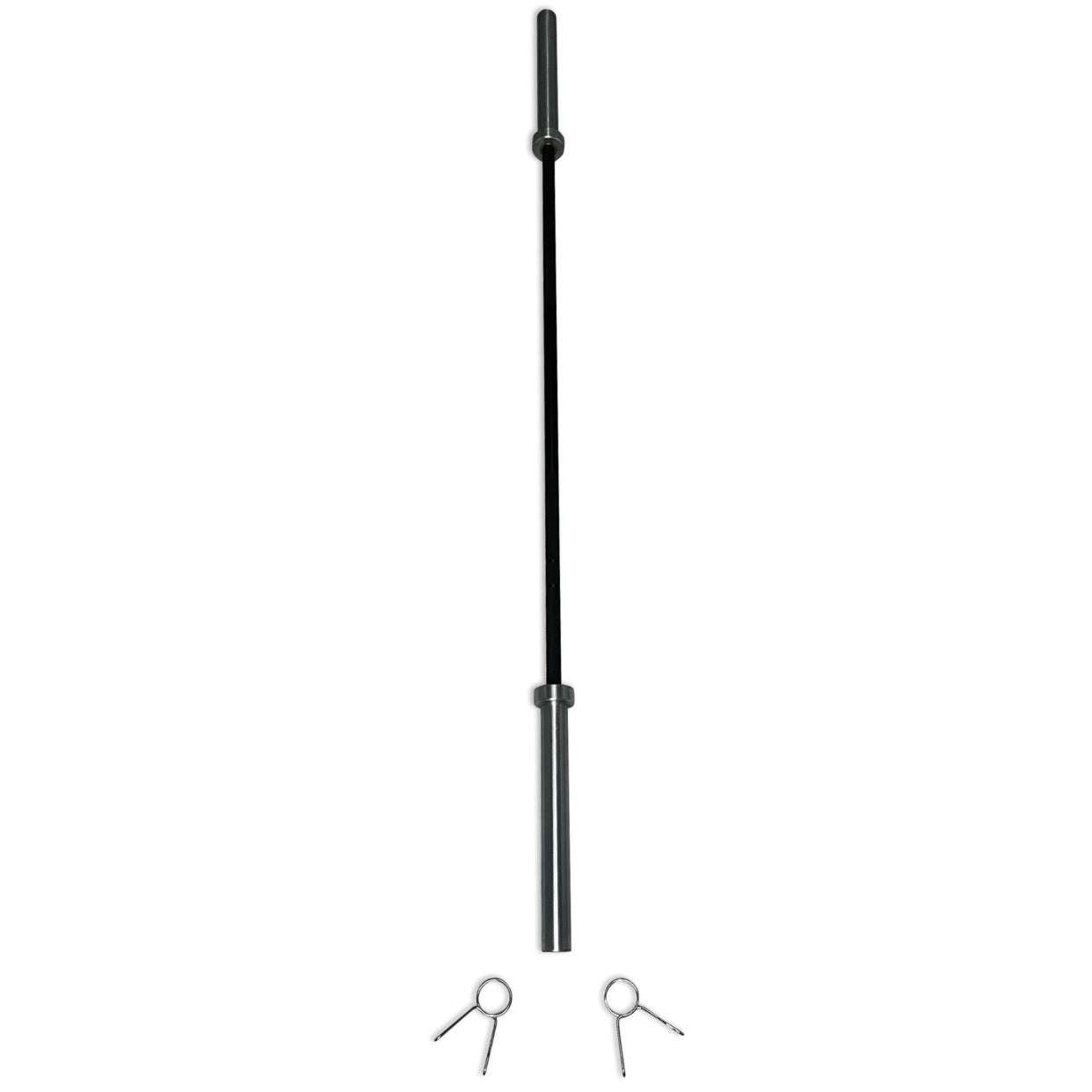 7 Foot 20kg Olympic 2” Barbell - Black (650kg Rated)