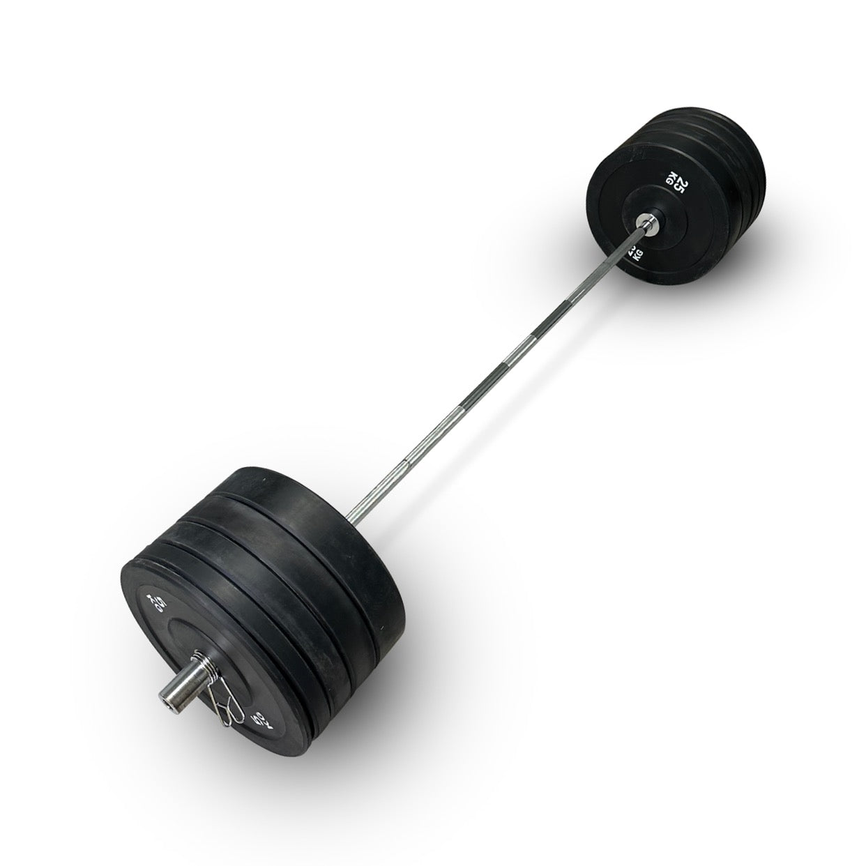 170kg Bumper Barbell Set