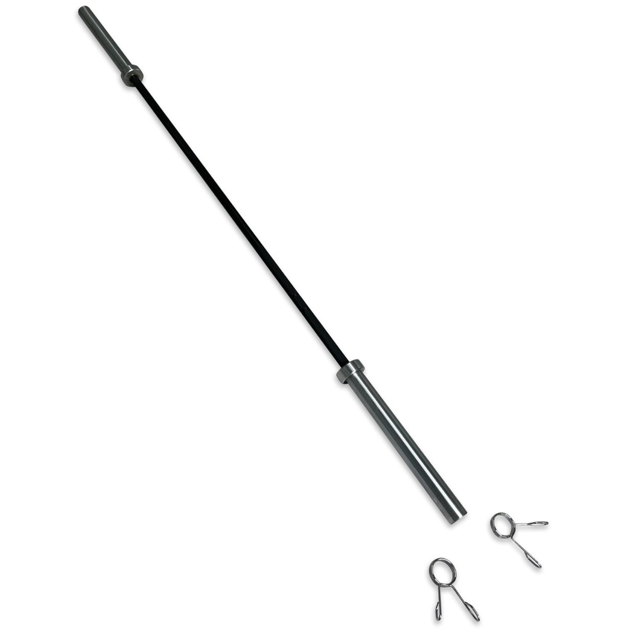 7 Foot 20kg Olympic 2” Barbell - Black (650kg Rated)