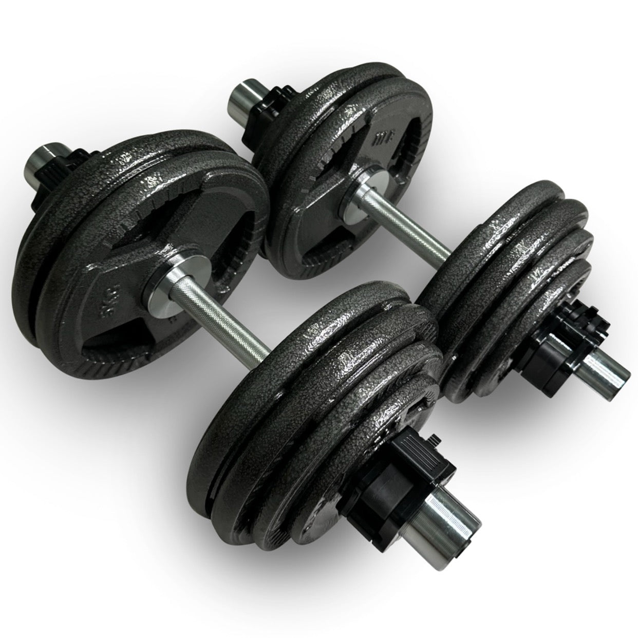 2x 35kg Olympic 2” Adjustable Dumbbells Set