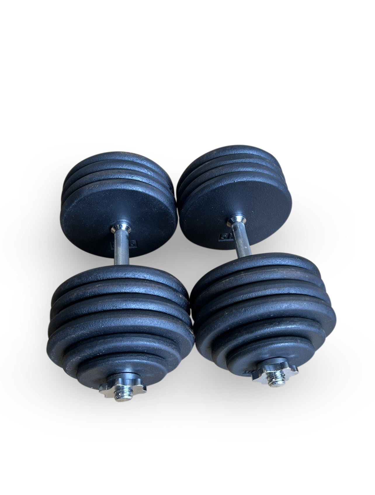 2x 50kg Adjustable Dumbbells Set