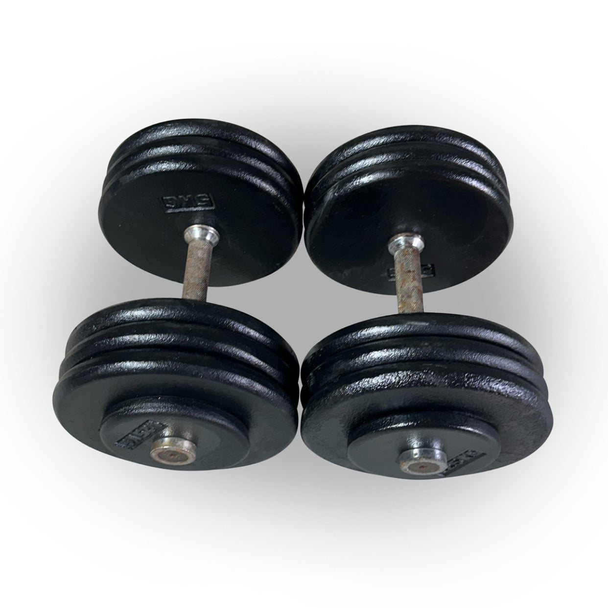 2x 32.5kg Pro-Style Dumbbells