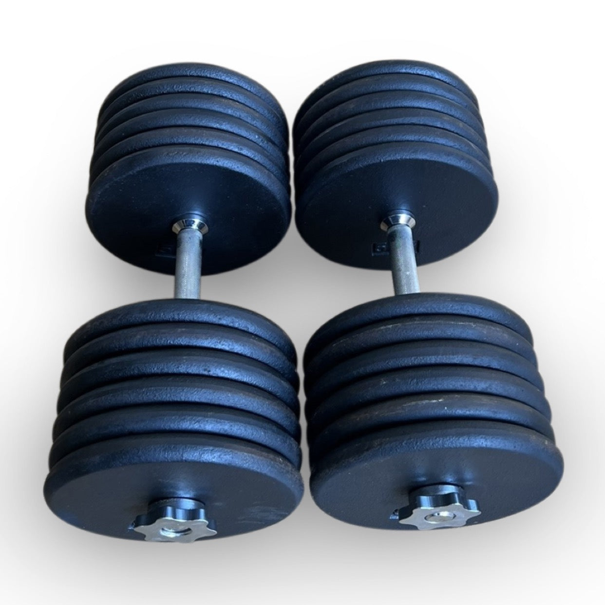 2x 60kg Adjustable Dumbbells Set