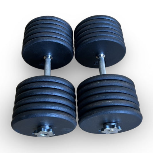 2x 60kg Adjustable Dumbbells Set