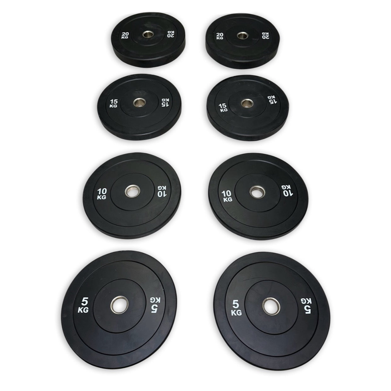 100kg Bumper Plates Set
