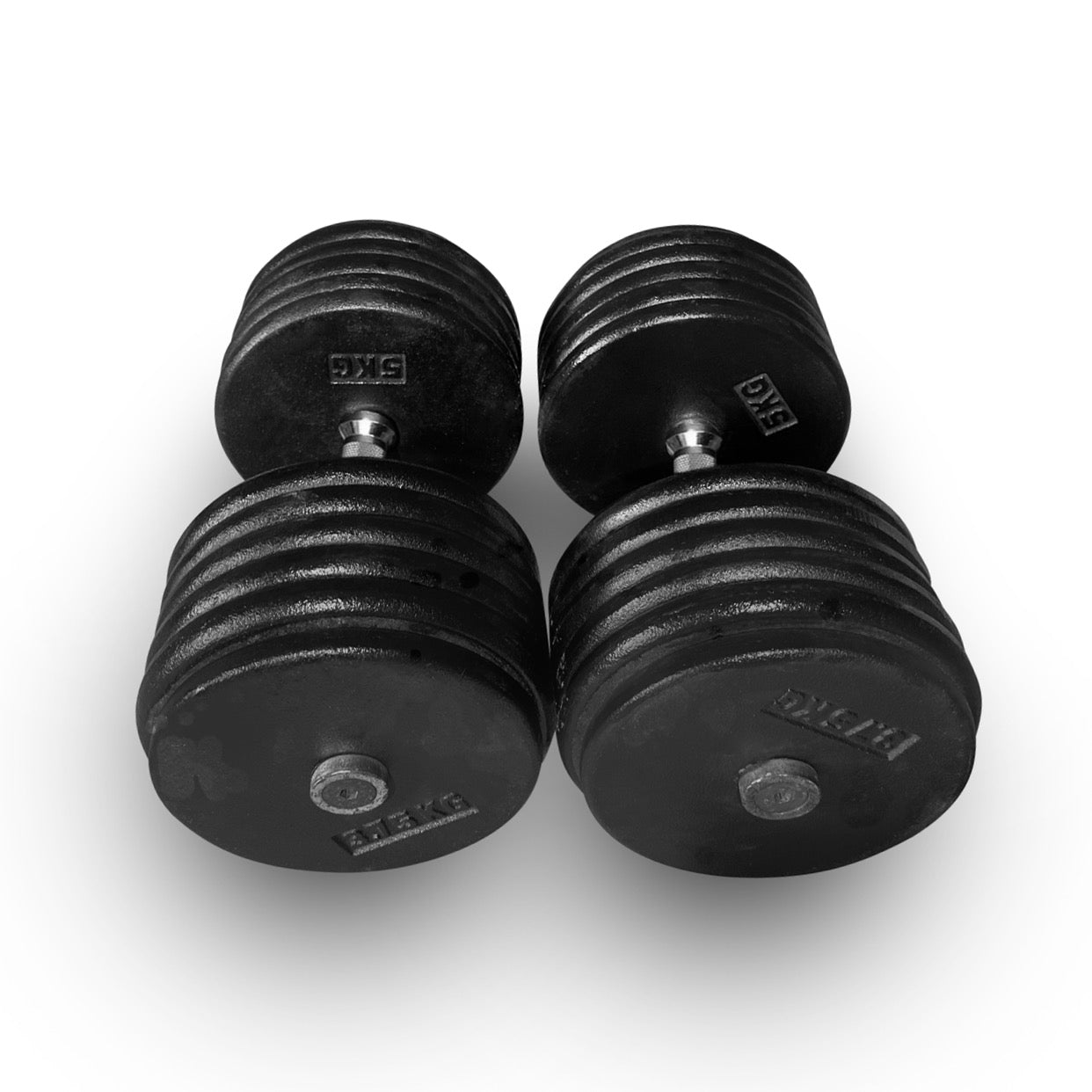 2x 57.5kg Pro-Style Dumbbells