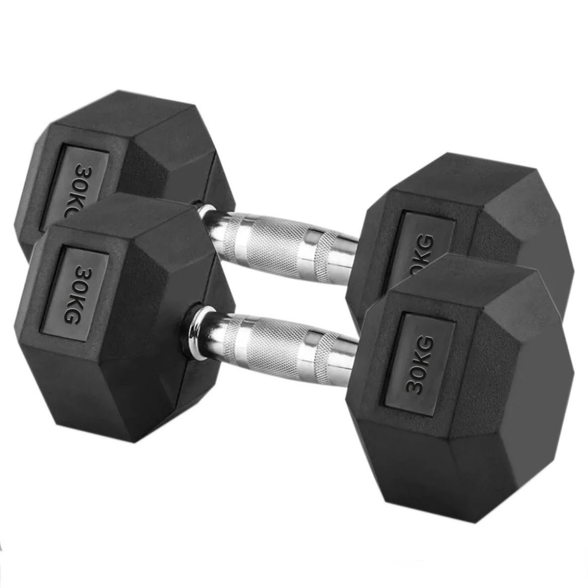 10-50kg Hex Dumbbell Set (10kg increments)