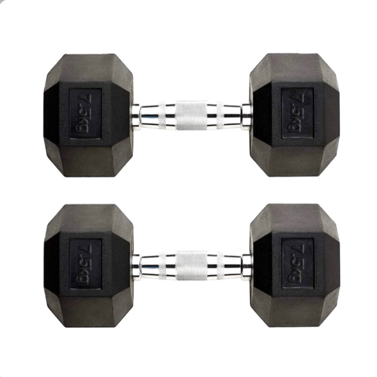 2.5kg-55kg Hex Dumbbell Set (2.5kg-5kg increments)