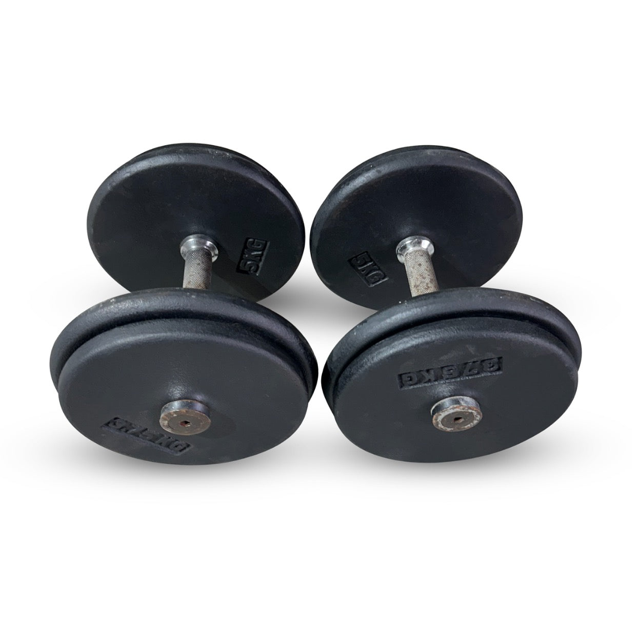 2x 17.5kg Pro-Style Dumbbells