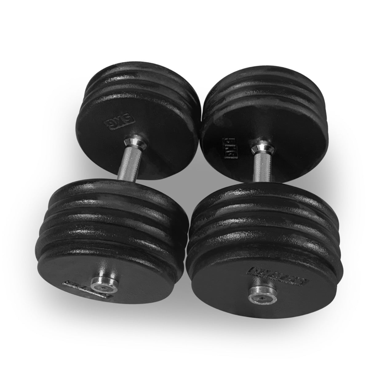 2.5-60kg Pro-Style Dumbbell Set (2.5kg increments)