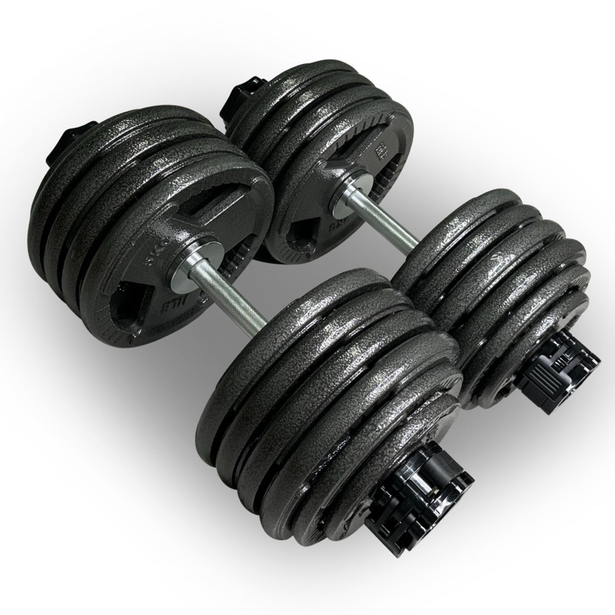 2x 55kg Olympic 2” Adjustable Dumbbells Set