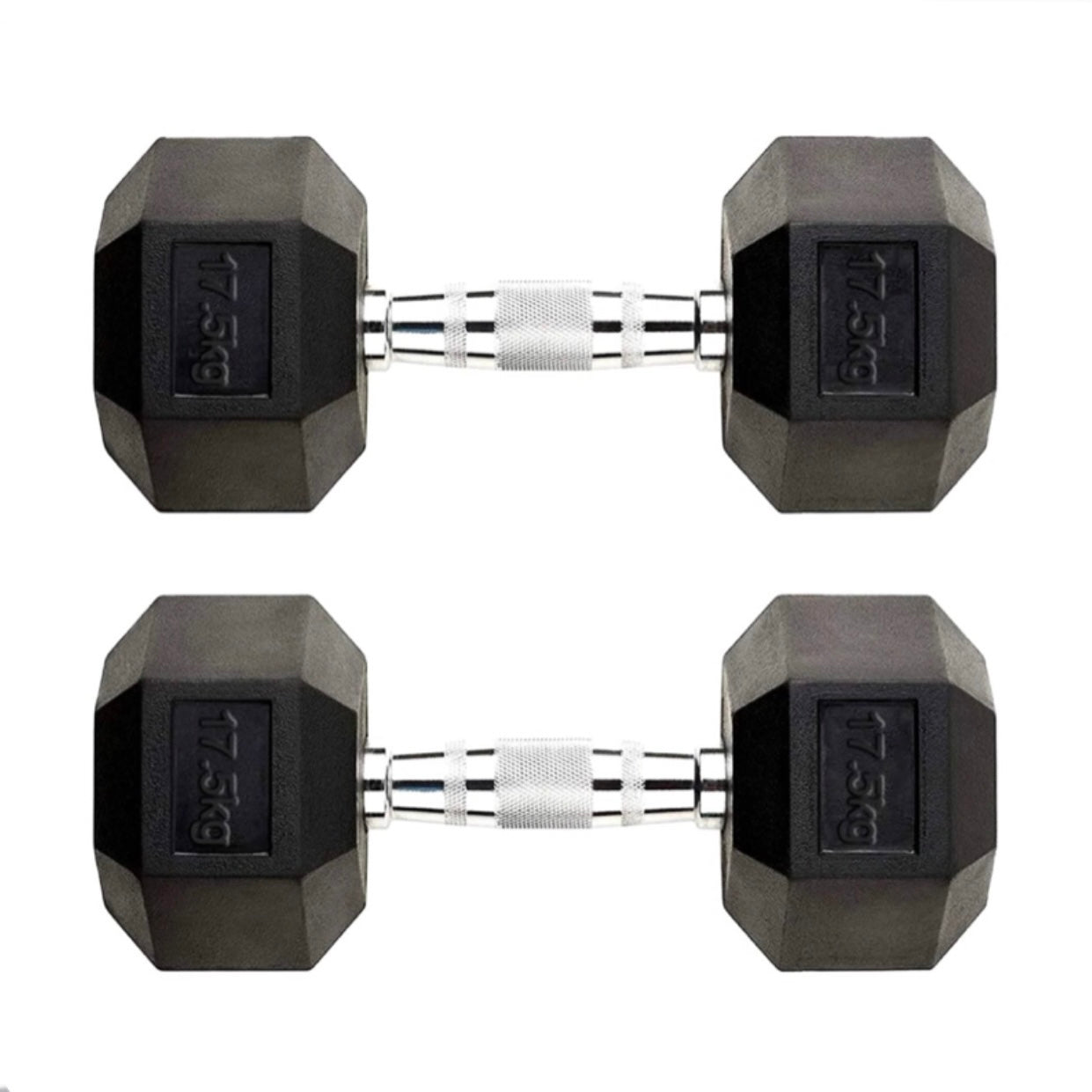 2.5kg-55kg Hex Dumbbell Set (2.5kg-5kg increments)