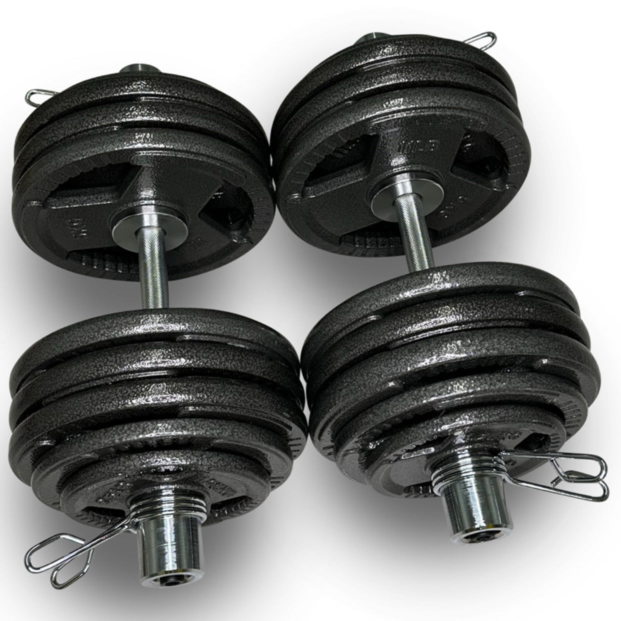 2x 45kg Olympic Adjustable Dumbbells Set