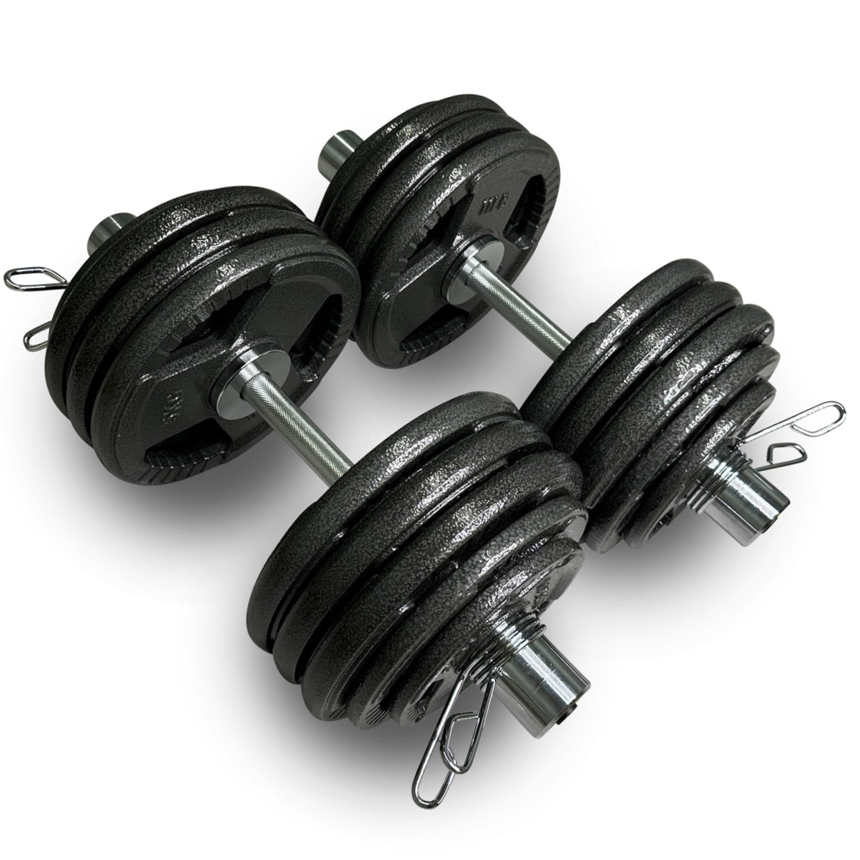 2x 45kg Olympic Adjustable Dumbbells Set