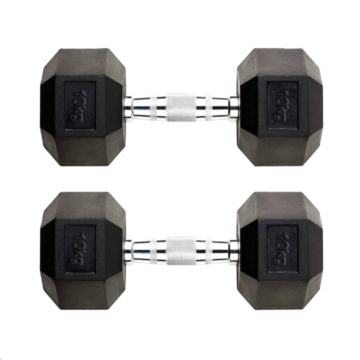 10-50kg Hex Dumbbell Set (10kg increments)