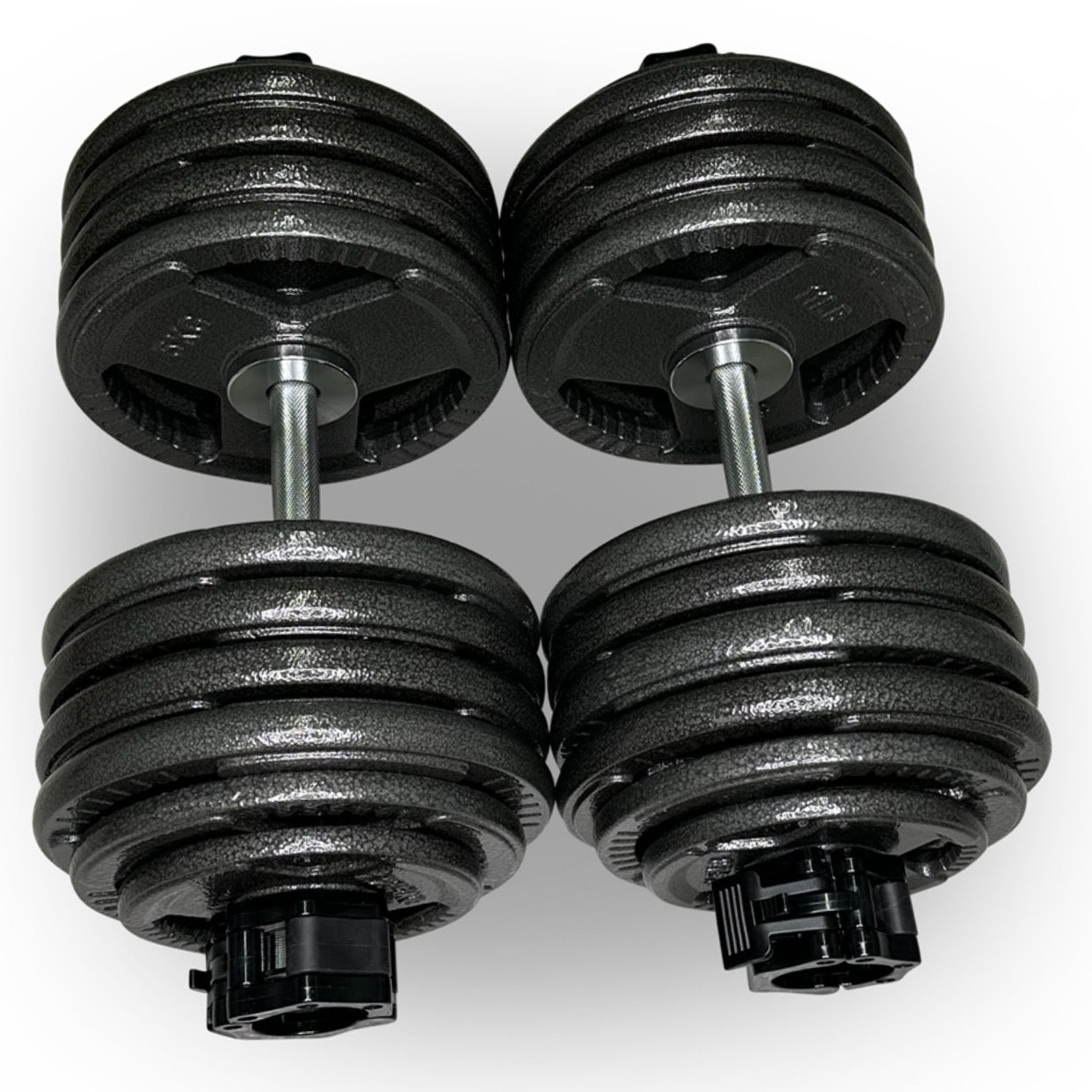2x 55kg Olympic 2” Adjustable Dumbbells Set