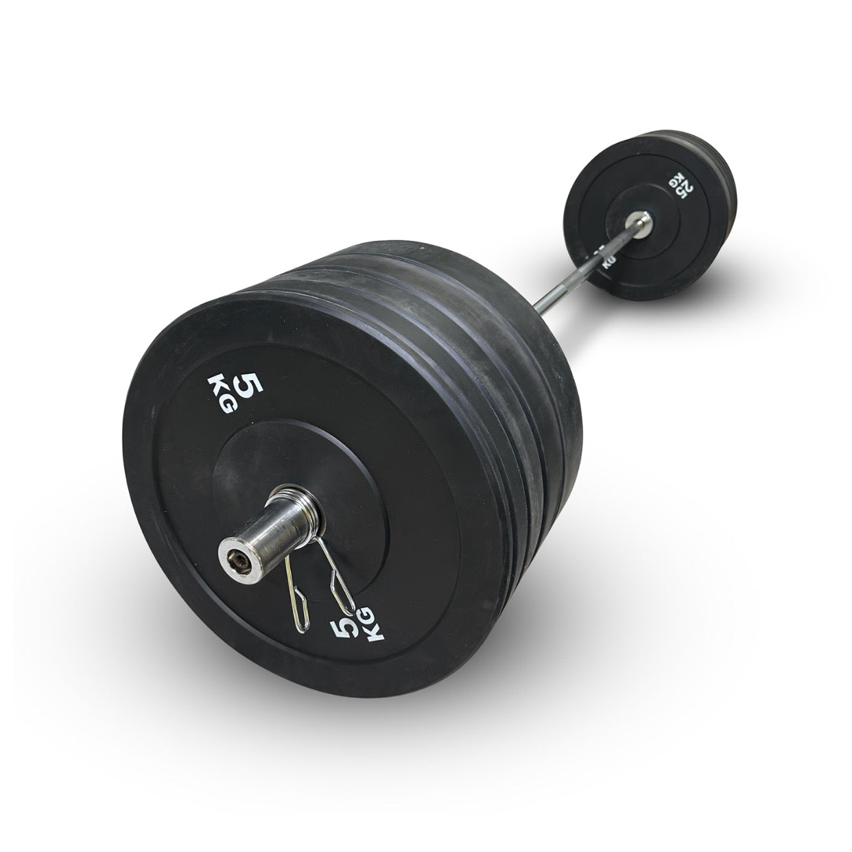 170kg Bumper Barbell Set