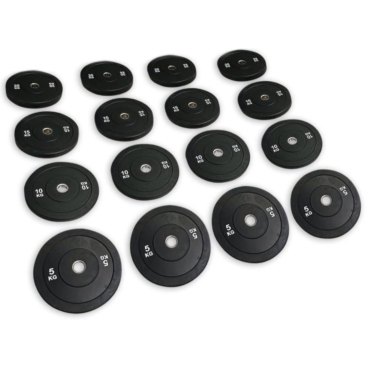 200kg Bumper Plates Set