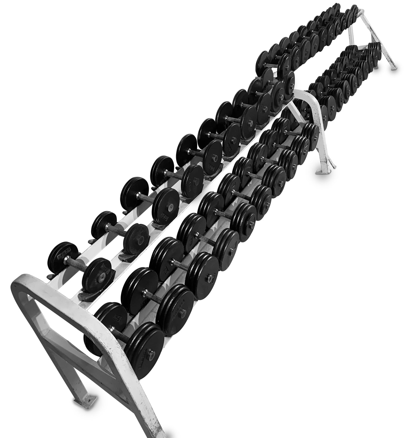 2.5-50kg Pro-Style Dumbbell Set (2.5kg increments)