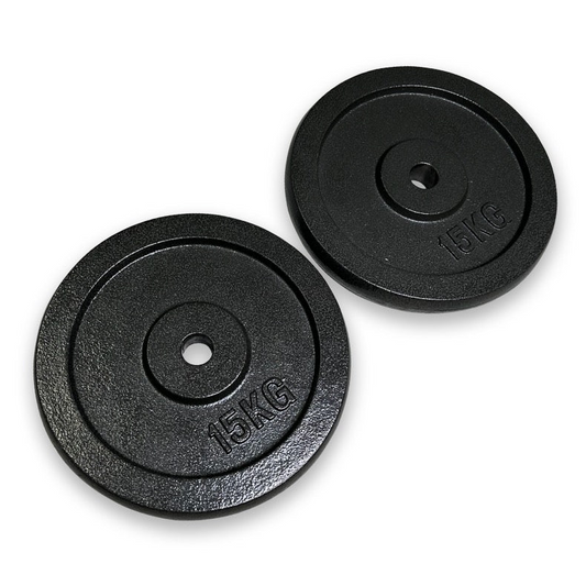 2x15kg Cast Iron Plates