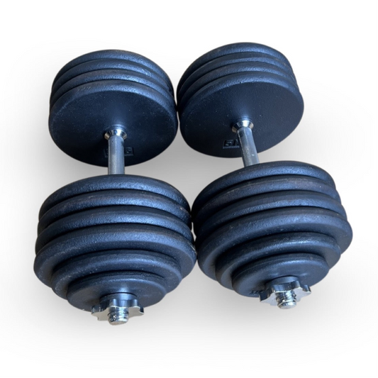2x 50kg Adjustable Dumbbells Set