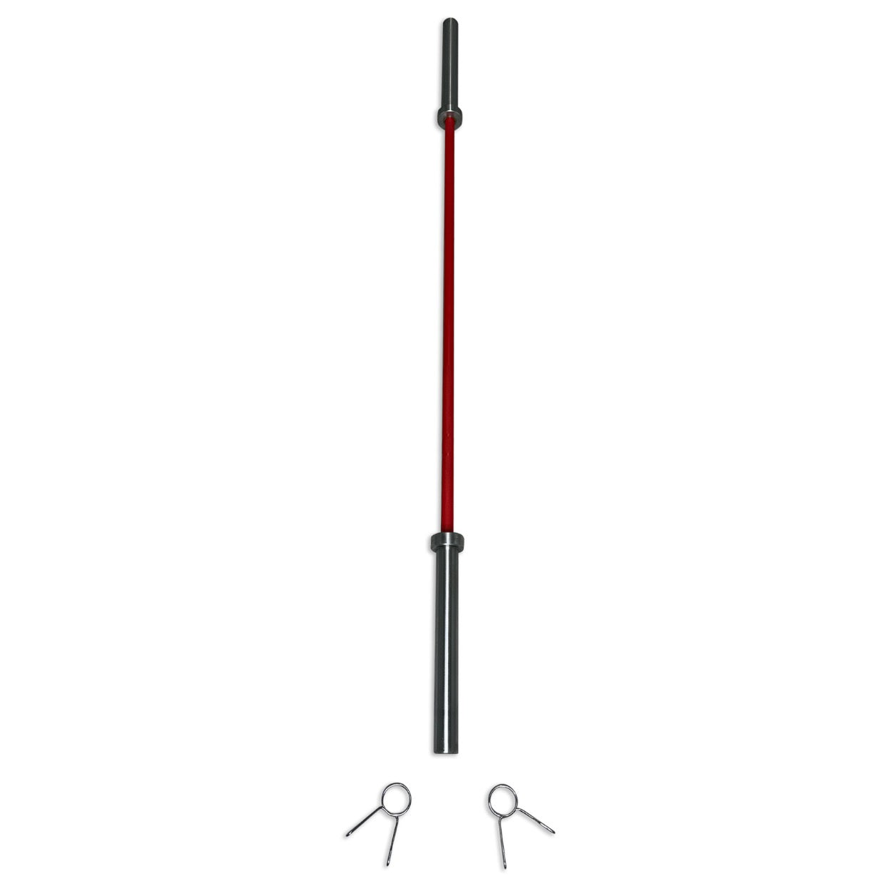 7 Foot 20kg Olympic 2” Barbell - Red (650kg Rated)