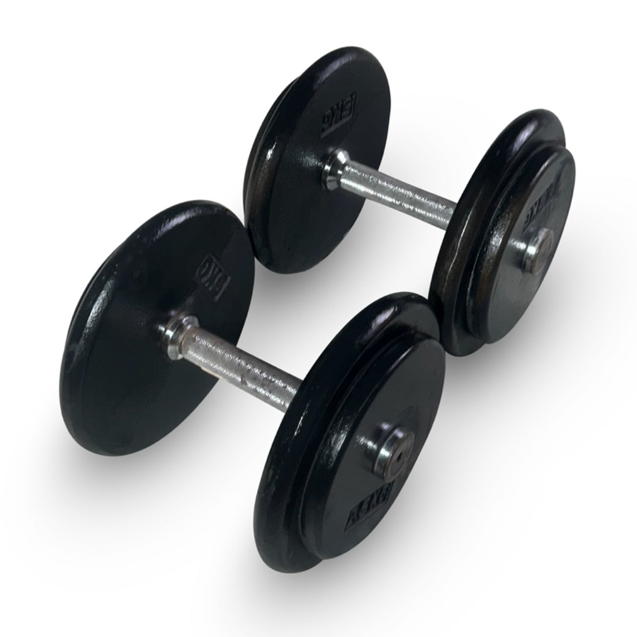 dumbbell 15kg×2 =30kg Pro-Style Dumbbell Set 2 x 15kg (30kg) - Commercial Gym Dumbbells
