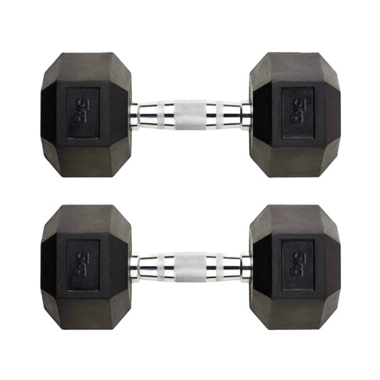 2x 5kg Hex Dumbbells