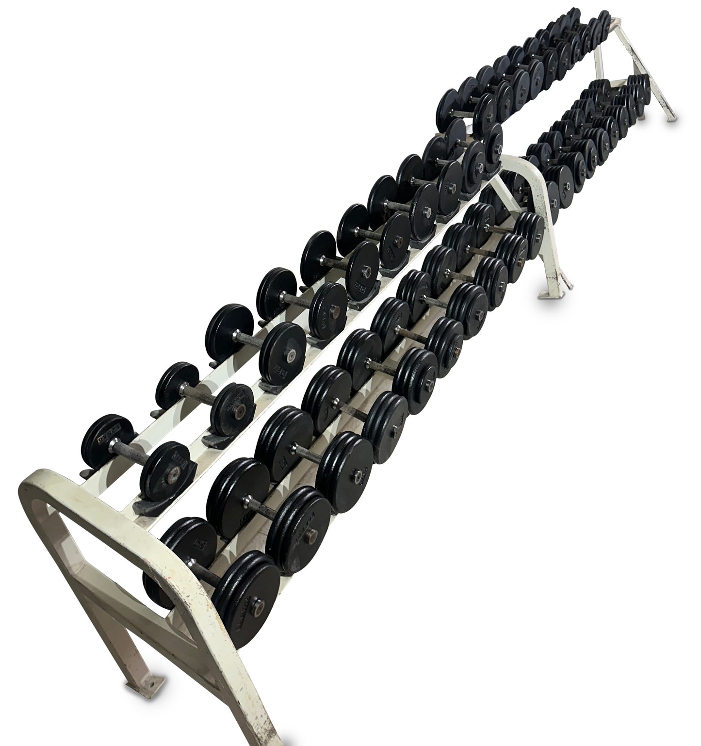 2.5-60kg Pro-Style Dumbbell Set (2.5kg increments)
