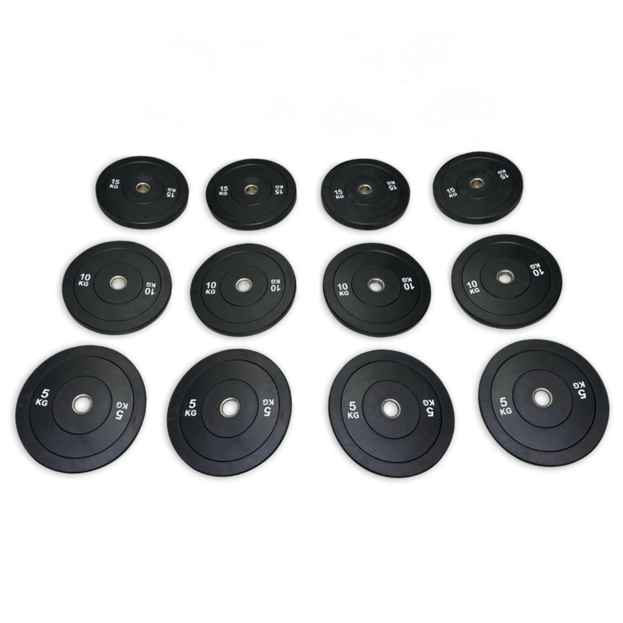 120kg Bumper Plates Set