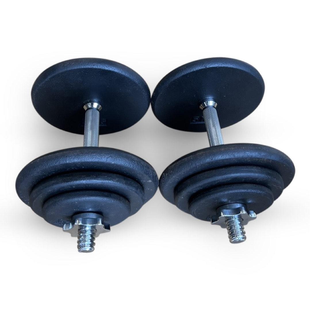 2x 20kg Adjustable Dumbbells Set