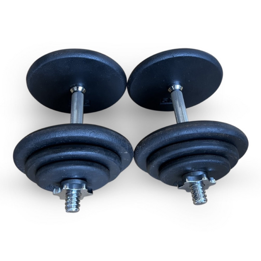 2x 20kg Adjustable Dumbbells Set