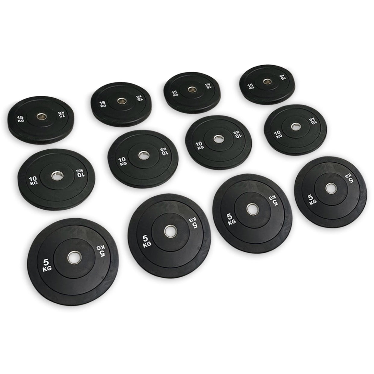 120kg Bumper Plates Set