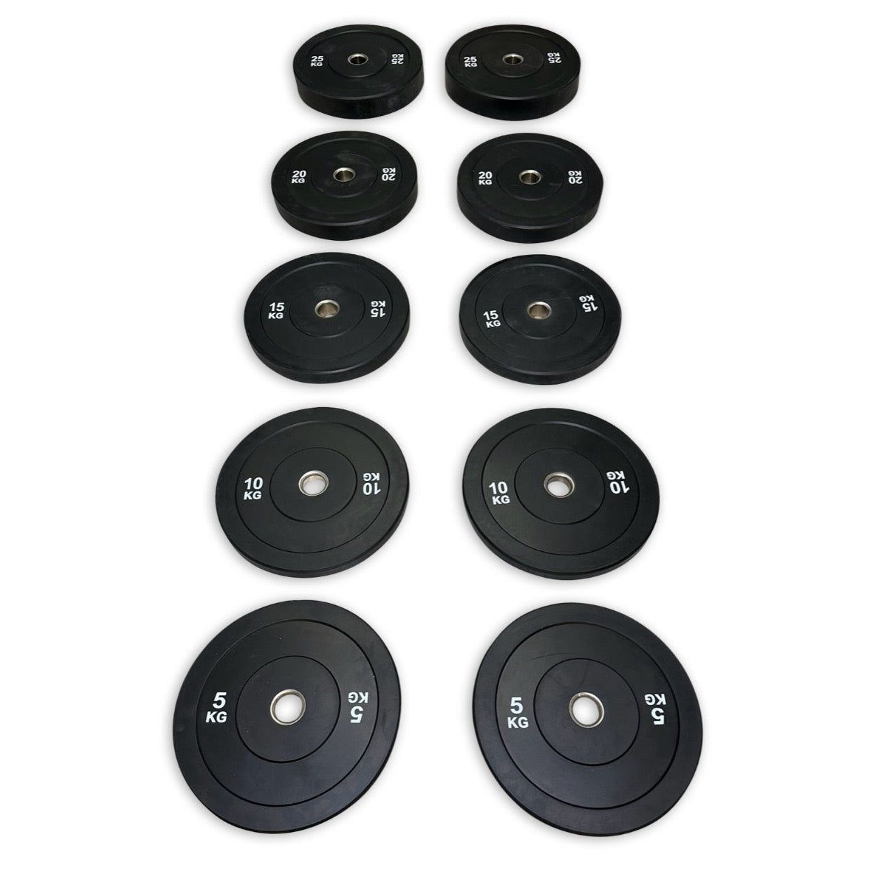 150kg Bumper Plates Set
