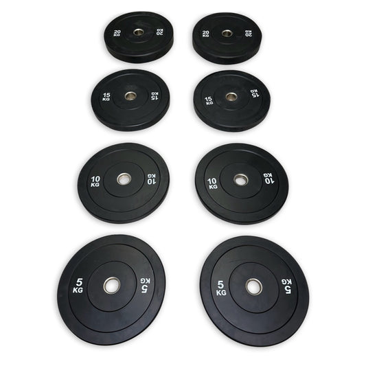 100kg Bumper Plates Set