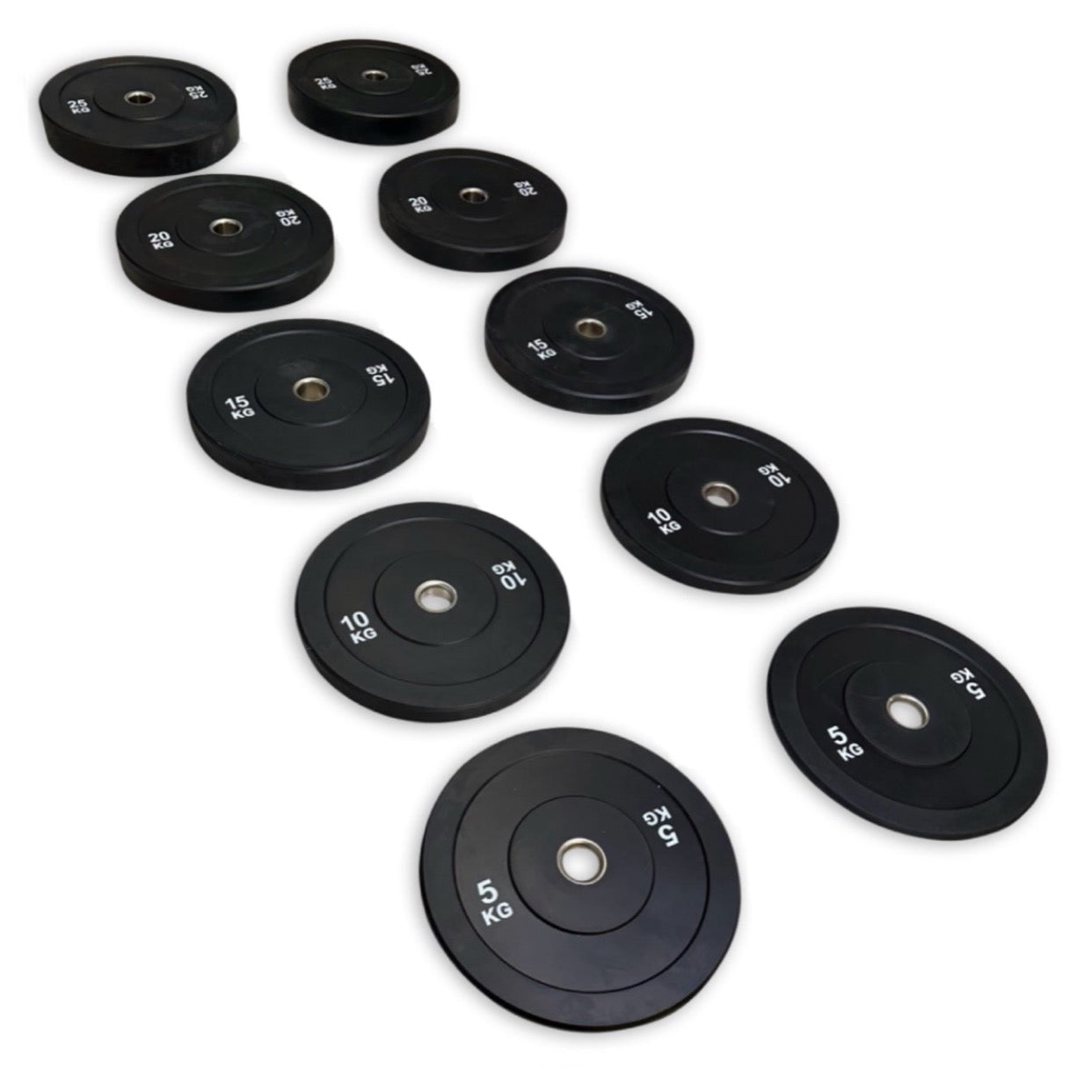 150kg Bumper Plates Set
